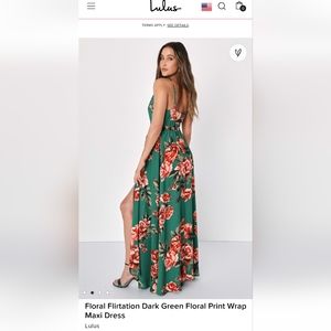 NWT Lulu's Floral Flirtation wrap dress